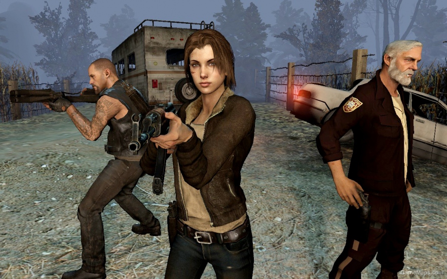 L4D1-The Walking Dead Zoey