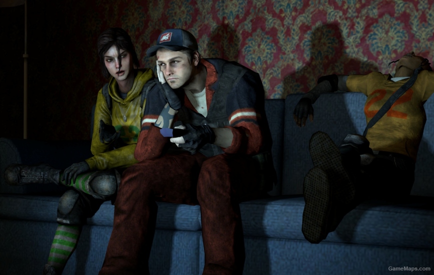 L4D1 TRS Zoey - Fairfield Hoodie & General TeenAngst: Beta Zoey with a berret