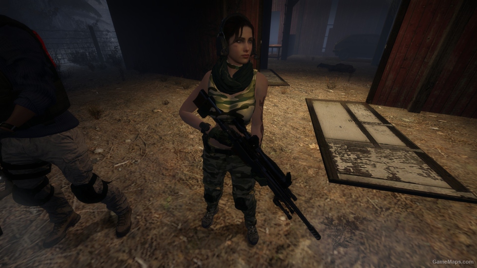 L4D1 WARCOM: Zoey Operator [Green Camo]