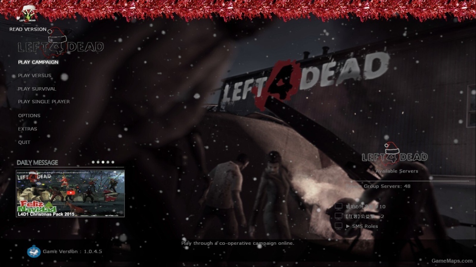 L4D1 Xmas Pack 2024 + Hospital Map with xmas event