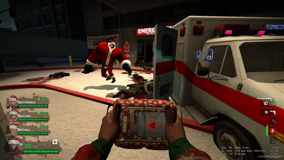 L4D1 Xmas Pack 2024 + Hospital Map with xmas event