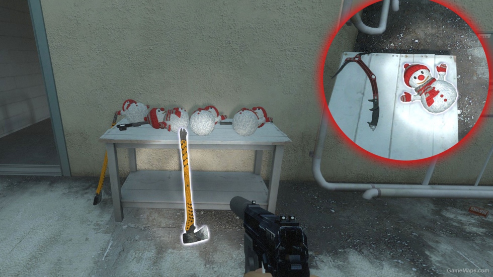 L4D1_Xmas Snowman - Medkit (RNG)