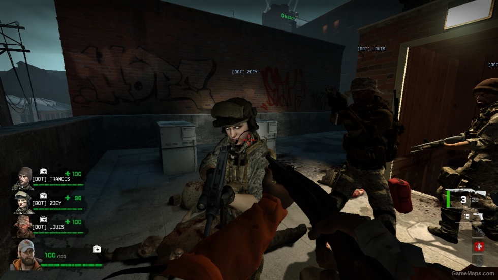 L4D1 Zoey - U.S.M.C (Desert MARPAT)