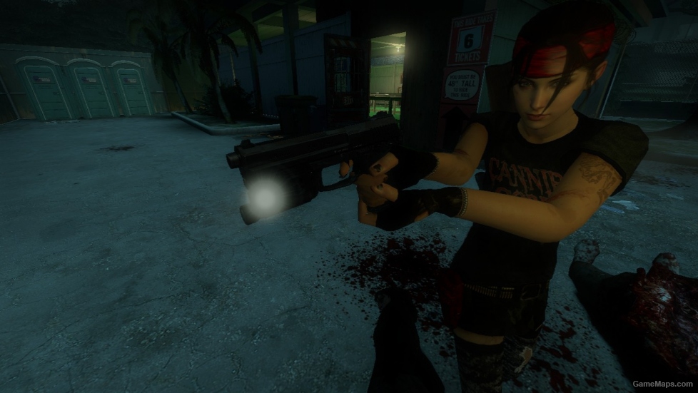 L4D1 Zoey Concept Bandanad