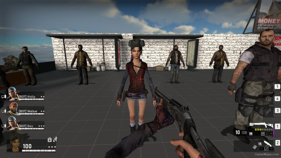 L4D1 Zoey_kat_s_outfit_ Sas_mask