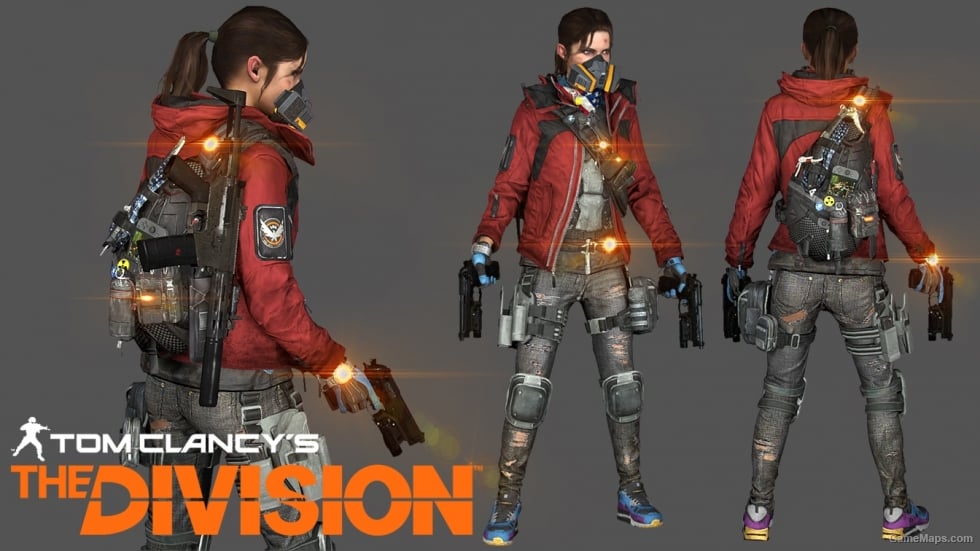 L4D1 Zoey The Division (Masked) with gloves