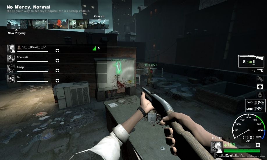 L4D2 Hud Style V2 with rainbow velometer