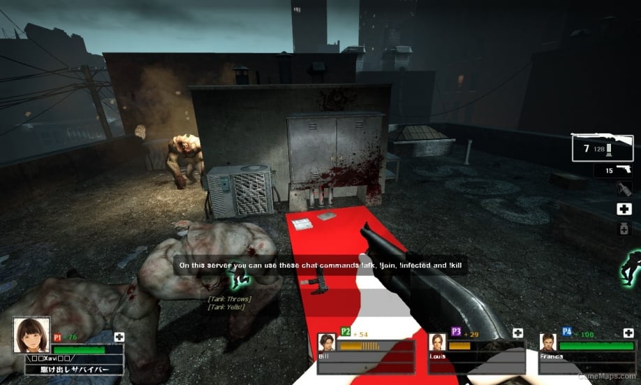 L4D2 Japanese arcade styled hud to L4D1