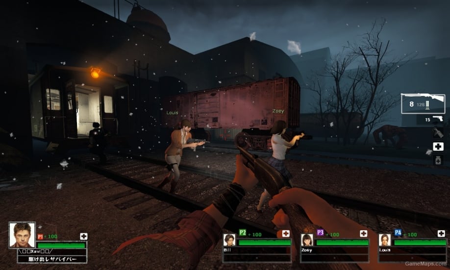 L4D2 Japanese arcade styled hud to L4D1
