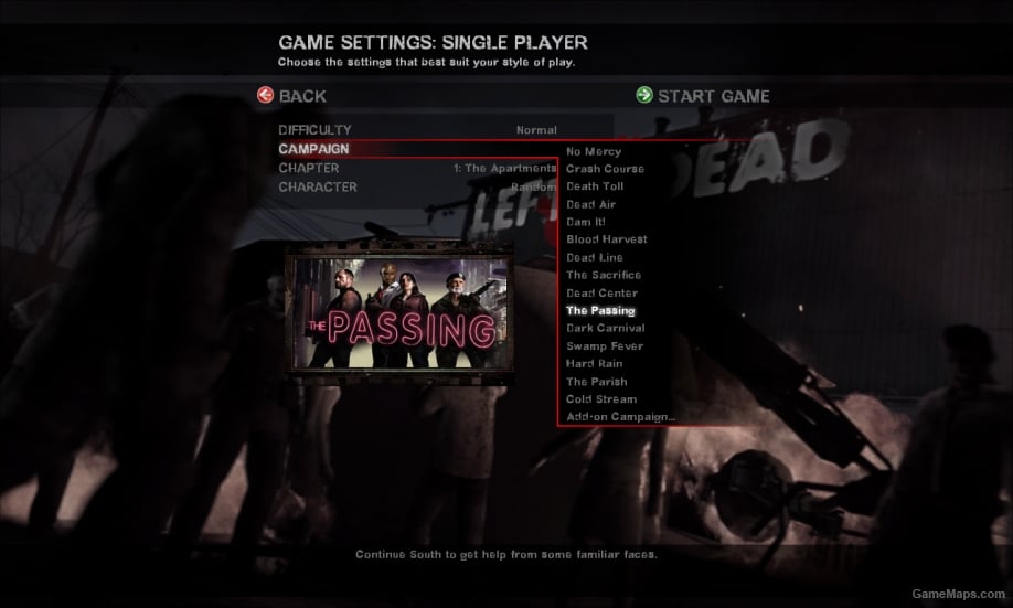 L4D2 Main Menu Style