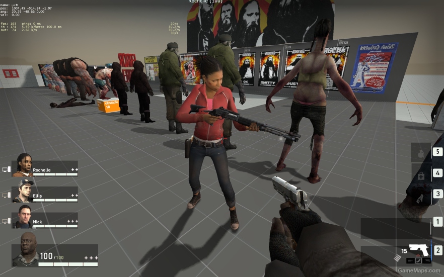 L4D2 Survivors in L4D1 Survivors Suits