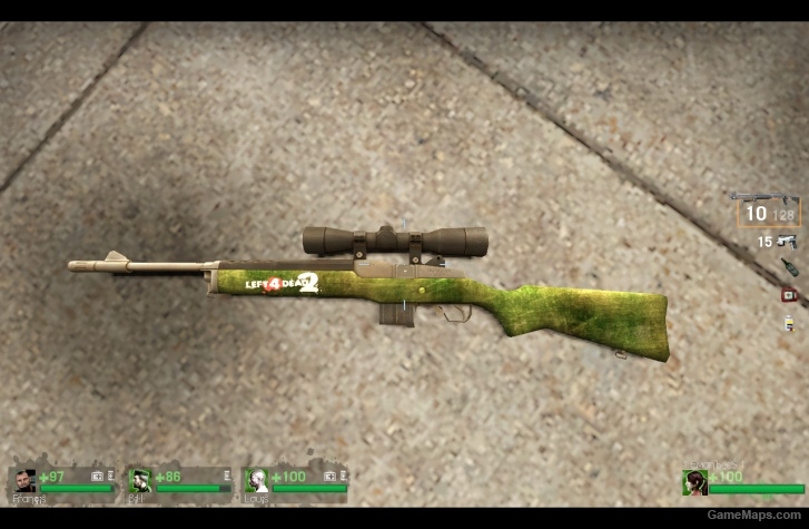 l4d2 wallpaper hunting rifle camo skin