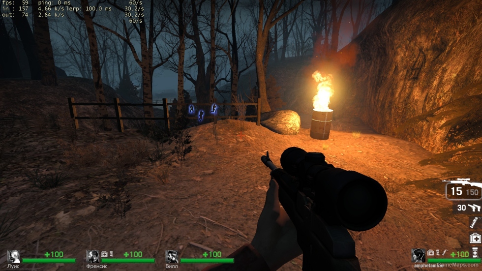Left 4 Dead Swimming in air