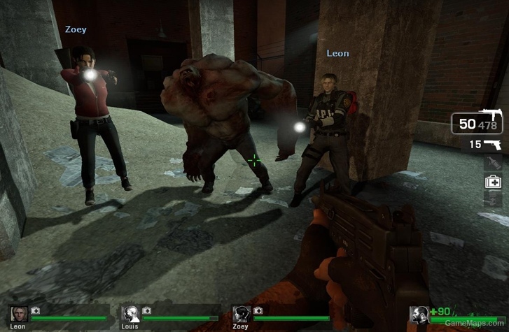 Leon replaces Bill L4D1