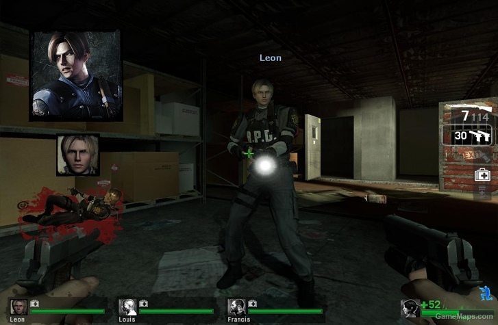 Leon replaces Bill L4D1