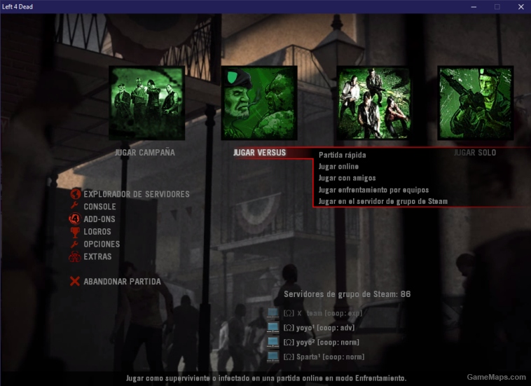 menu de L4D2 para L4d1