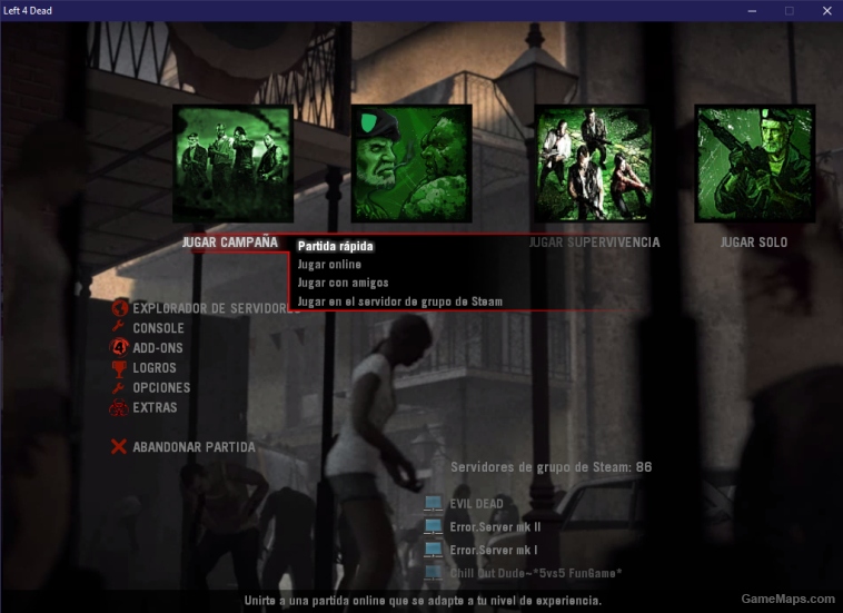 menu de L4D2 para L4d1