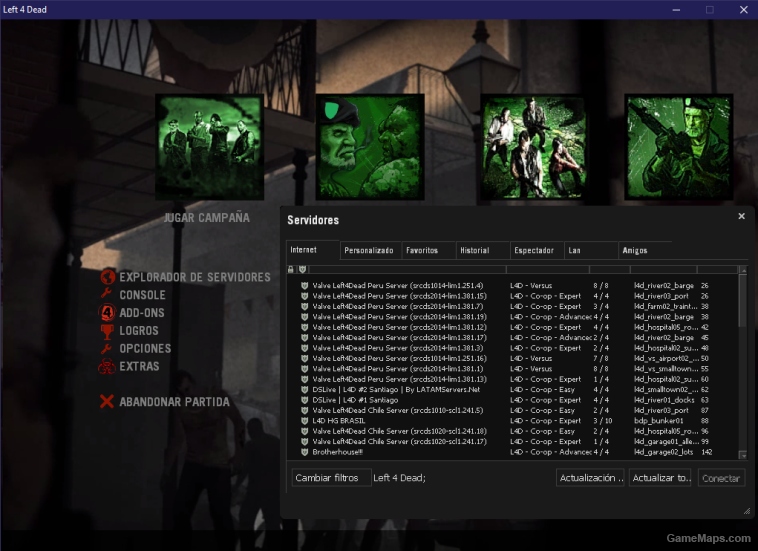 menu de L4D2 para L4d1
