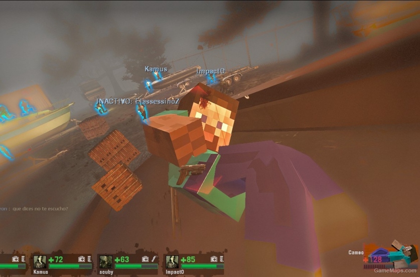 Minecraft Steve replaces Francis