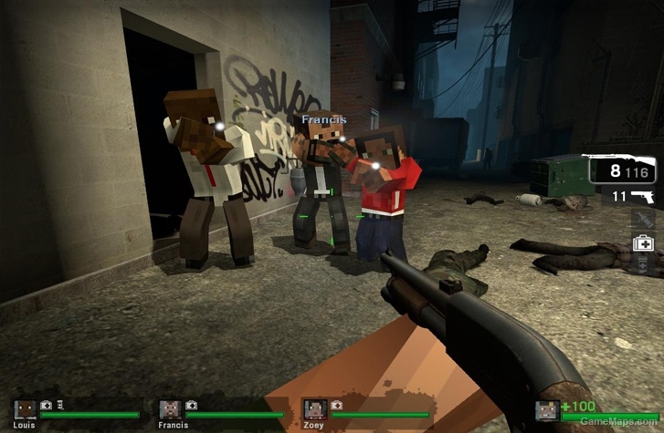 Minecraft Survivors to L4D1