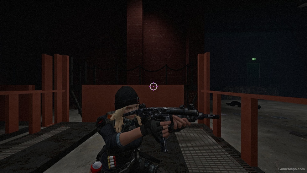 Mini Uzi with Black&White Camo