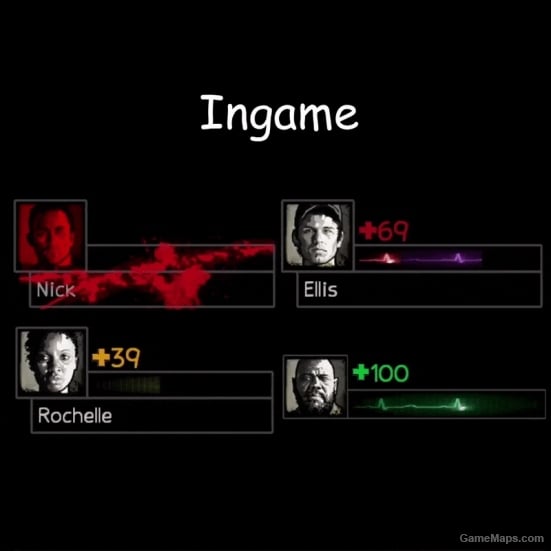 Modified RE2 Health Bars