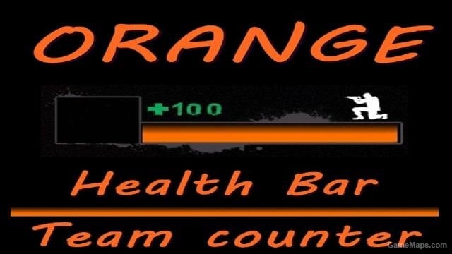 Orange bar and Health Counter