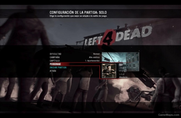 Panel and icono survivors left4dead the movie