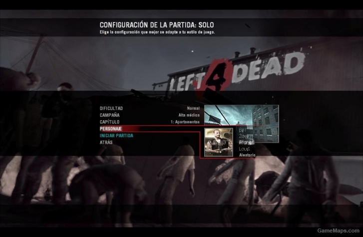 Panel and icono survivors left4dead the movie