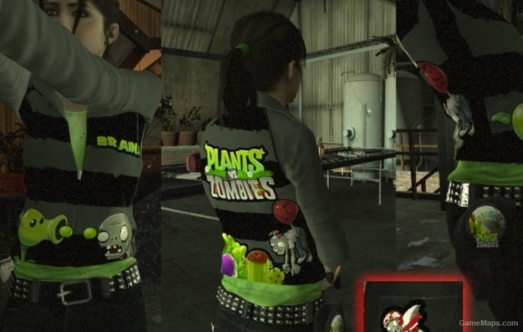 plants vs zombies vs zoey l4d1