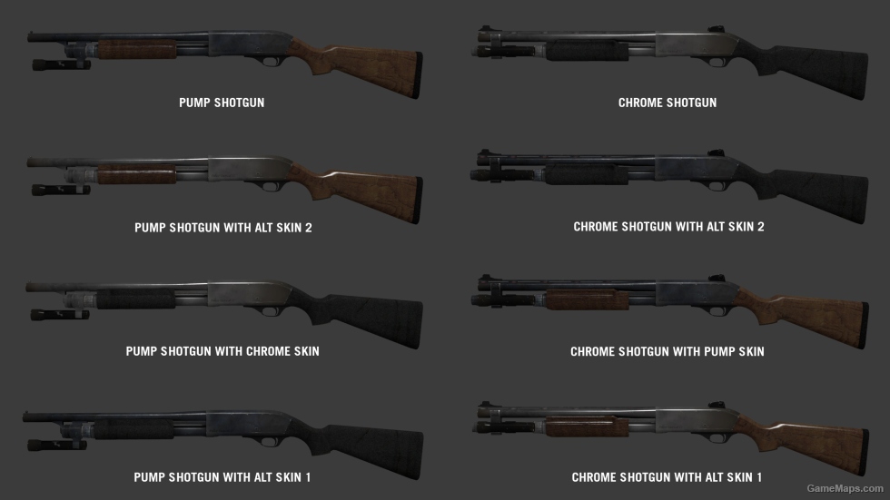 Pump & Chrome Shotguns from L4D2
