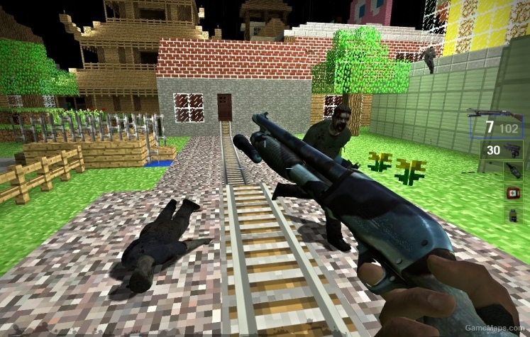 PumpShotgun Blue Camo L4D1