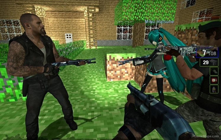 PumpShotgun Blue Camo L4D1