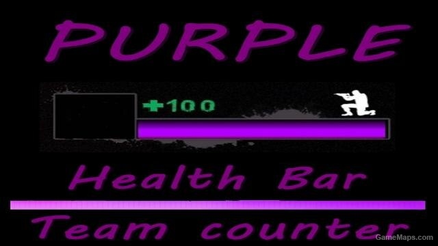 Purple bar and Health Counter
