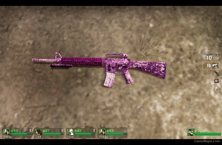 Purple camo m16 l4d1