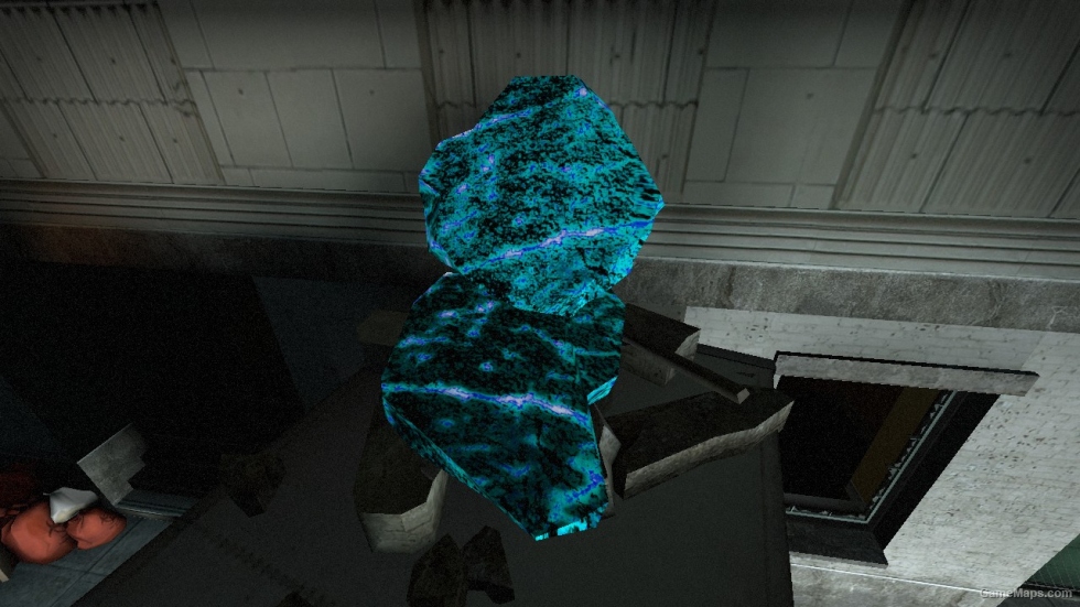 Radioactive Tank Rock - Blue Cyan