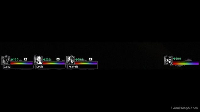 RAINBOW bar and Health Counter