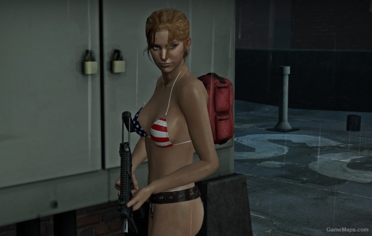 Red White & Blue Bikini Zoey L4D1
