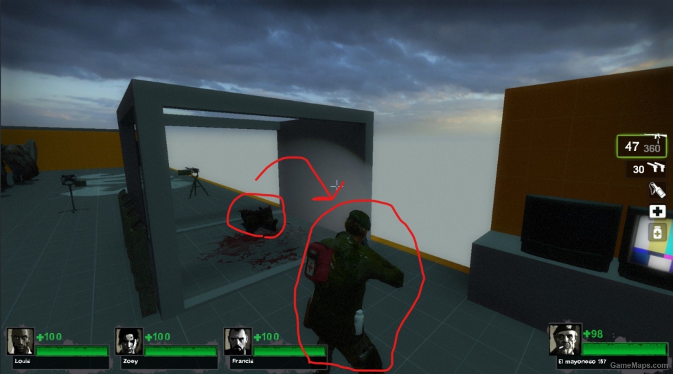 Remove Boomer Vomit (L4D edition)