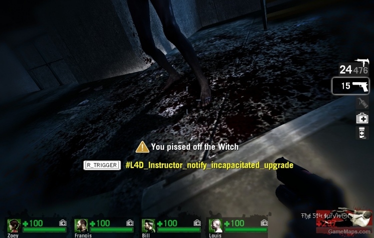 Restore Survivor Upgrade Text