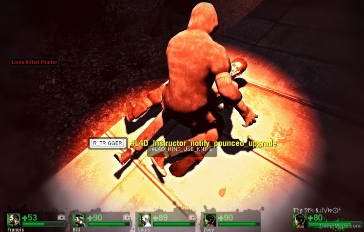 Restore Survivor Upgrade Text