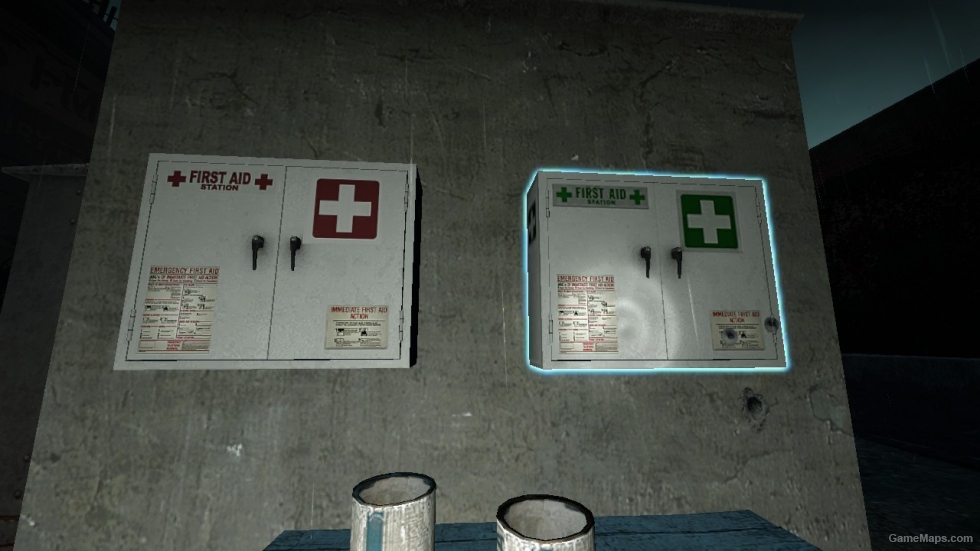 RNG 2 Medical Cabinet Textures White Red & White Green