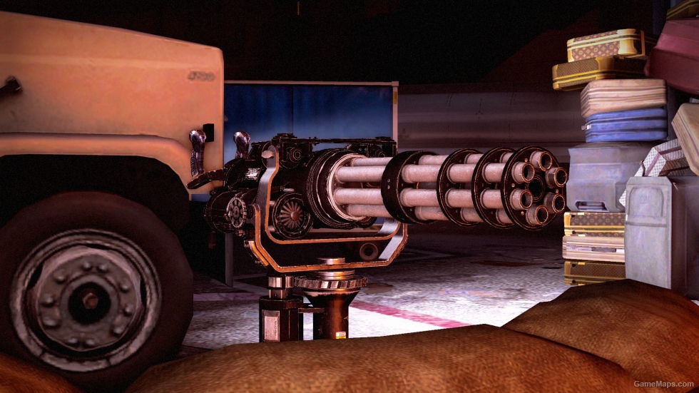 Serious Sam 3 Minigun with TF2 minigun sound