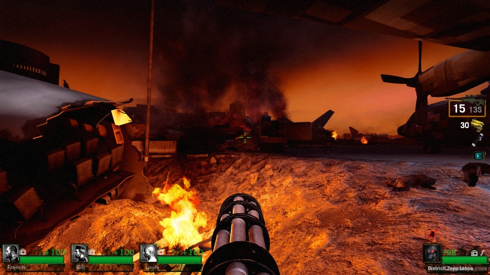 Serious Sam 3 Minigun with TF2 minigun sound