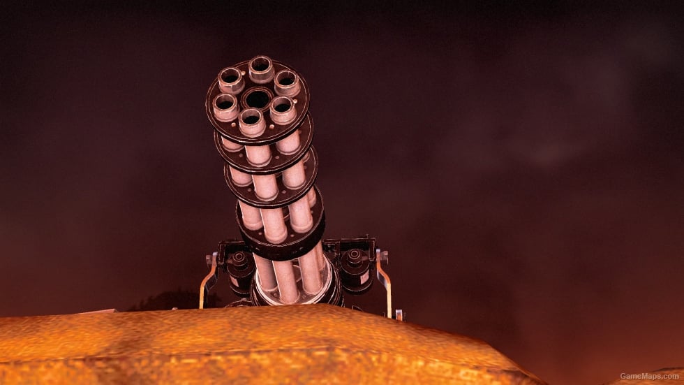 Serious Sam 3 Minigun with TF2 minigun sound