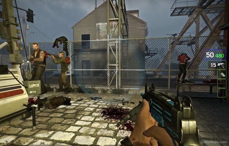 smg tattered black blue L4d1