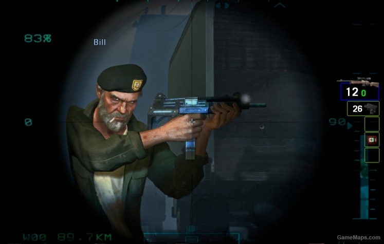 smg tattered black blue L4d1