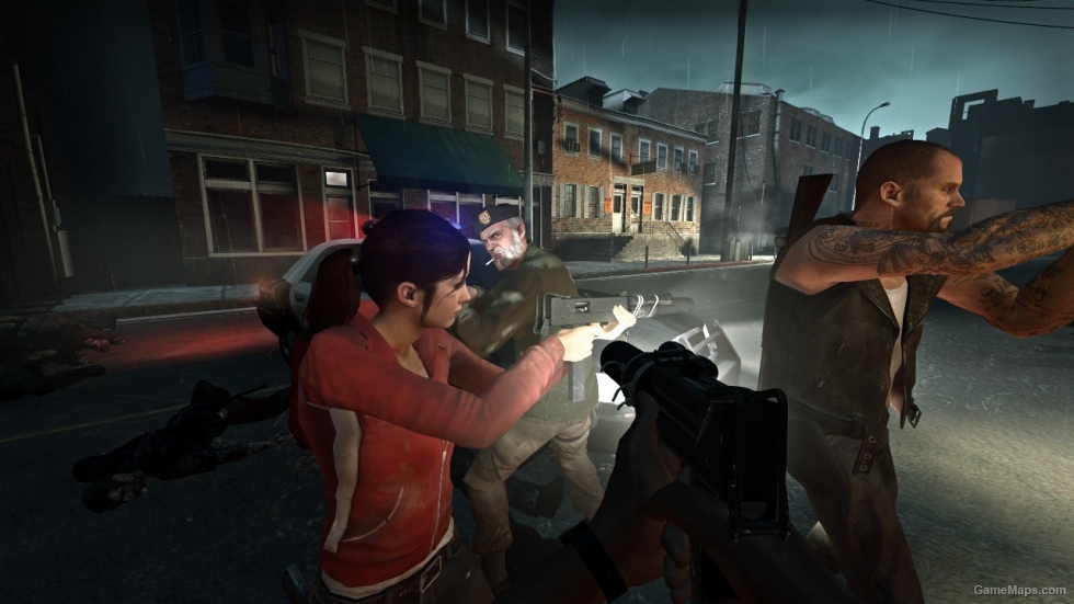 SMG with a silencer