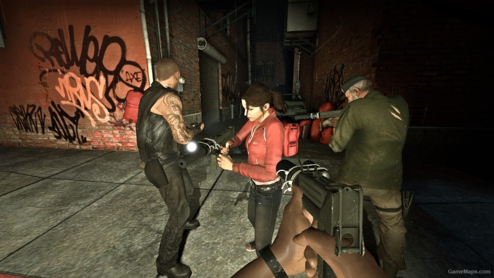 SMG with a silencer