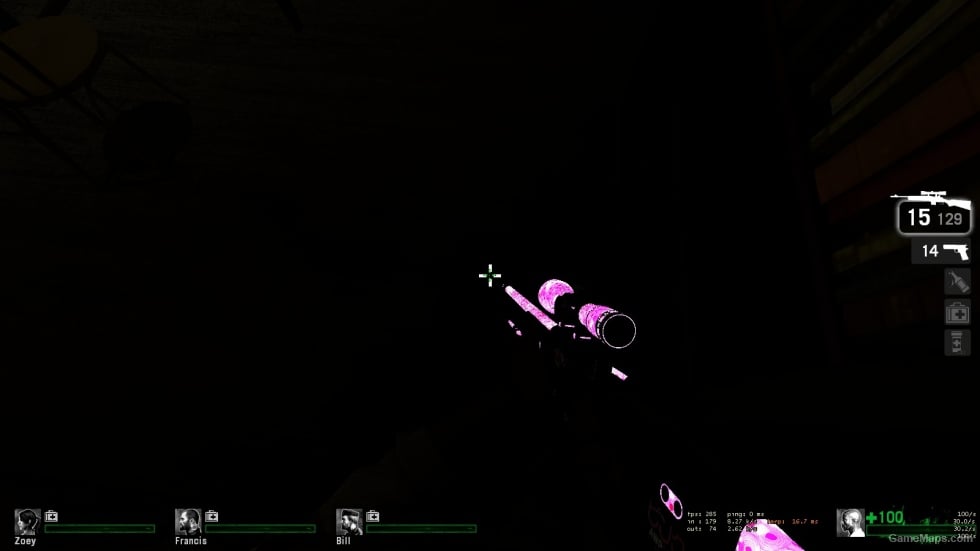 Sniper Rosado Brilla en la oscuridad !! :D